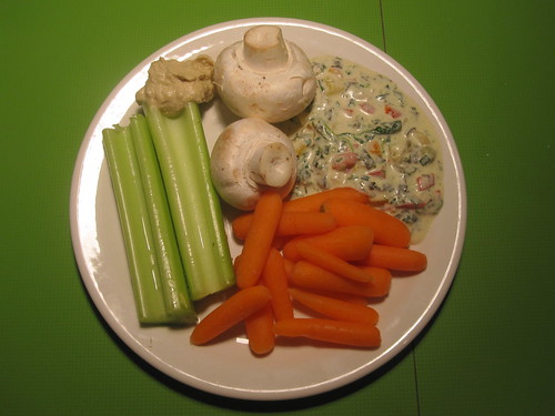 Veggies and dip from the bistro - free