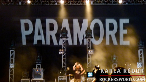 Stage setup of Paramore Concert in Manila