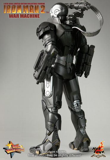 War Machine Hot Toys Limited Edition back