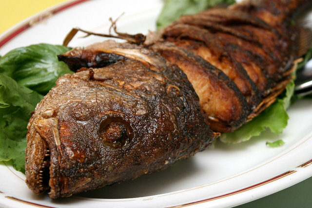 Smoked Golden Snapper Fish