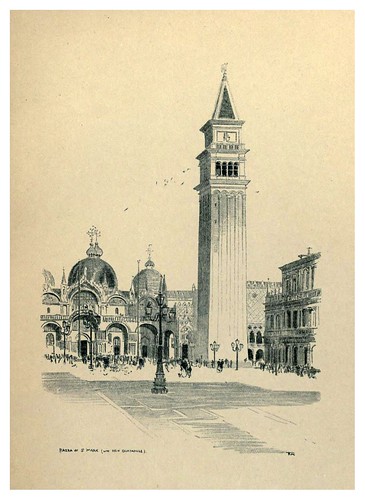 016- Plaza de San Marcos-Venice  a sketch-book 1914- Richards Fred