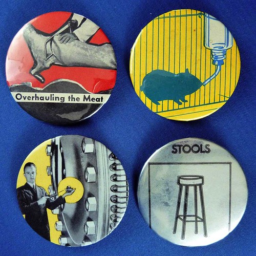 Punk buttons I made in 1978 by wackystuff