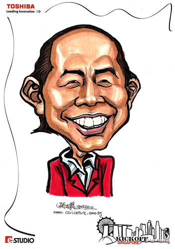 Caricature of CK Chong