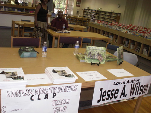 Table for Marva Williams and Jesse A. Wilson