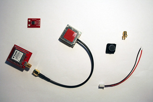 GPS Copernicus DIP Module, Antenna GPS Embedded SMA, ACS712 Breakout and Jumper Wire, Electret Microphone