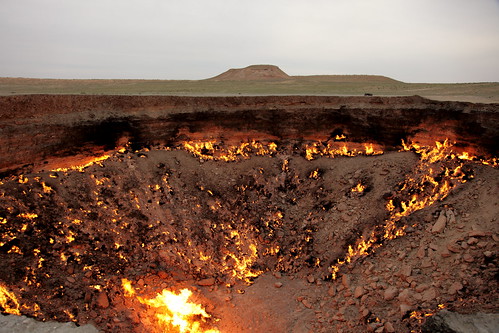 フリー写真素材|社会・環境|災害|火災・火事|トルクメニスタン|