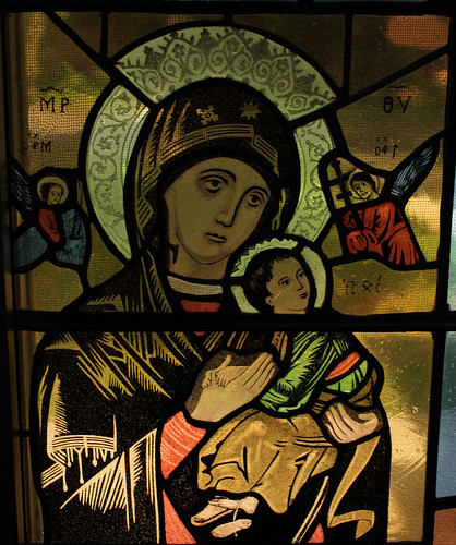 Our Lady of Perpetual Help Window Detail