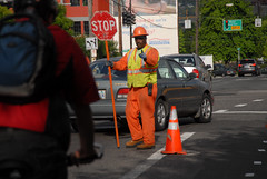 Flagger at Broadway Williams-6
