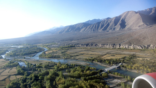 ladakh range from airplane
