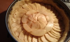 Inside of the applepie in the making (20.30)