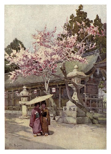 014- La estacion de la flor del ciruelo-The flowers and gardens of Japan (1908)-  Ella Du Cane