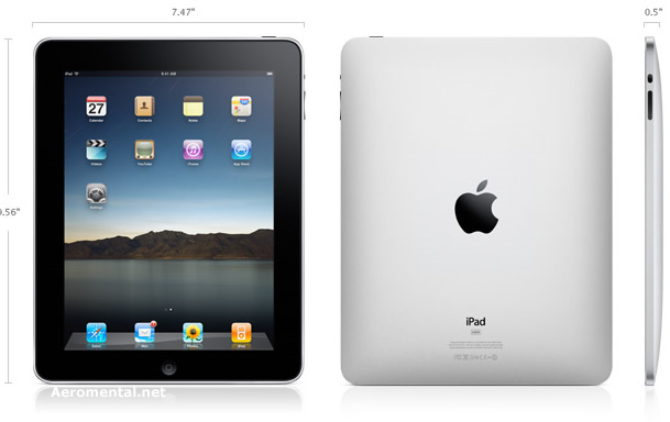 iPad Size and weight