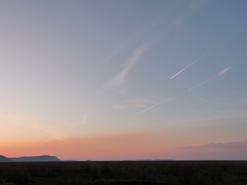 P1030994 - Sunset over Llanrhidian Marsh, Gower