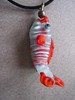 Hooked FIsh Bead Necklace