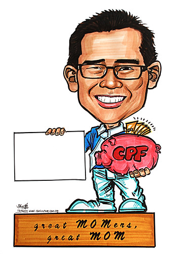 Caricature for Ministry of Manpower - 4