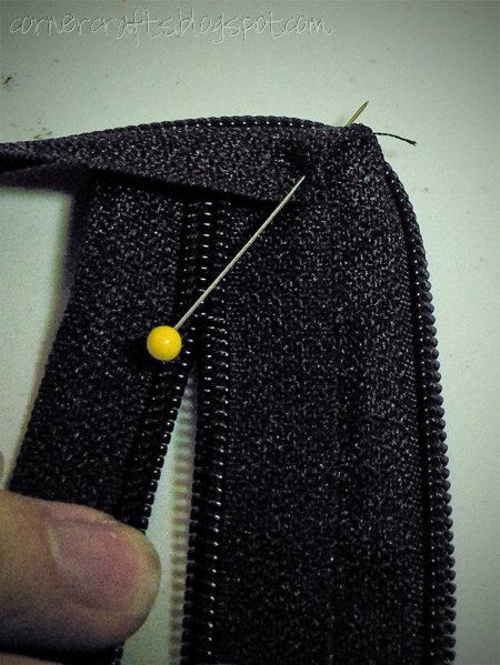 zipper purse sewing corner