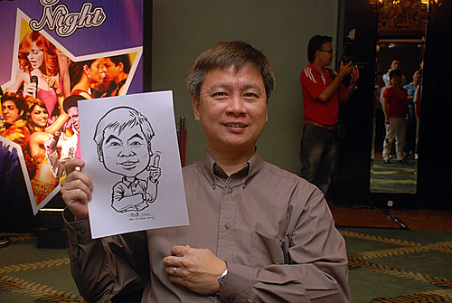 caricature live sketching for Panasonic Factory Solutions D&D - 1