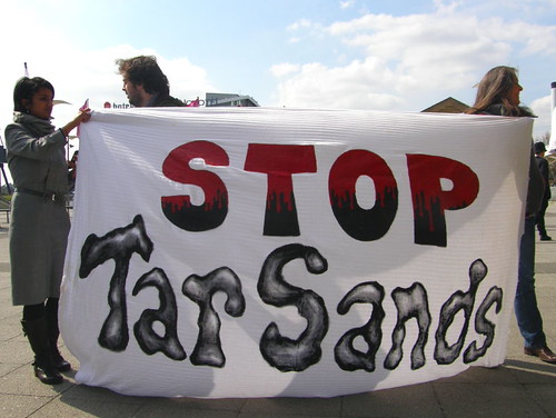 No Tar Sands Banner