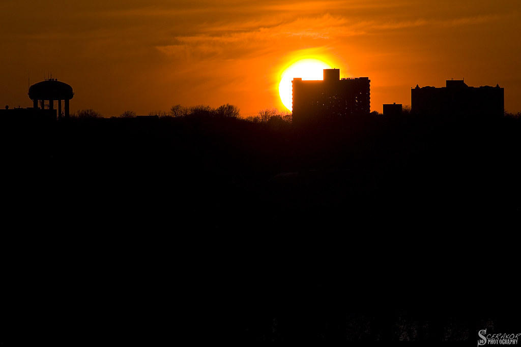 Sun Setting over Kingston