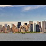 Lower Manhattan Skyline from the Staten Island Ferry, New York City