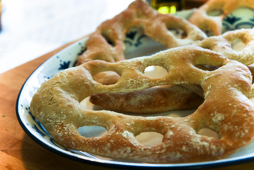 Fougasse fresh out of the oven