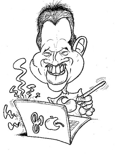 My caricature by caricaturist Gerardo Oroz Gomez