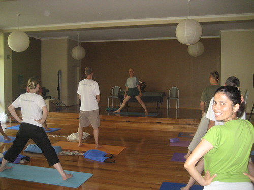 Prahladananda Swami in Australia- Govinda Valley, Yoga Class Jan 2009