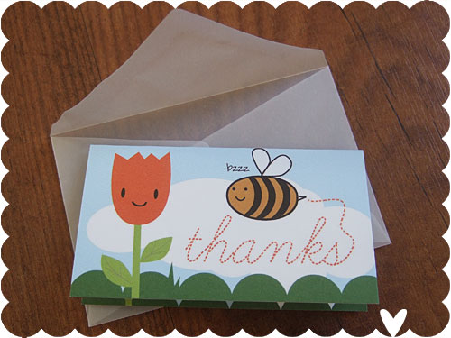 Tiny Thank You Cards