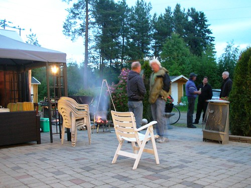 BBQ at Summer Solstice in Oslo Norway