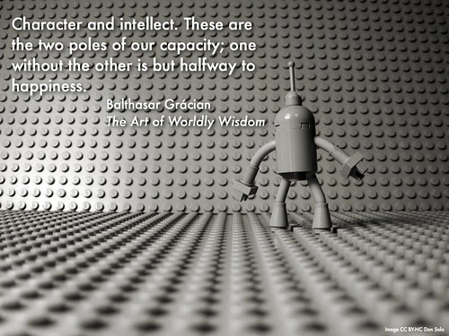 Wednesday Wisdom: Character and intellect