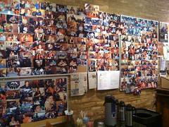 lido's caffee wall of patrons