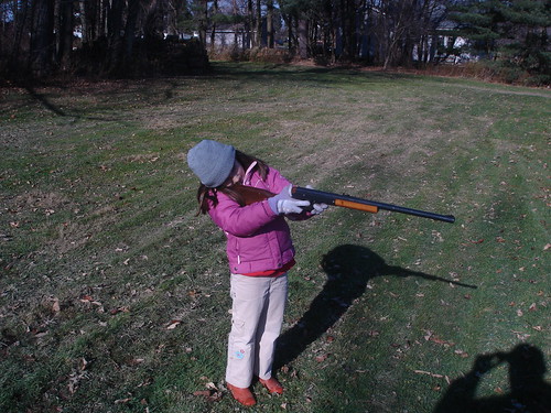 Corinne shooting BB gun