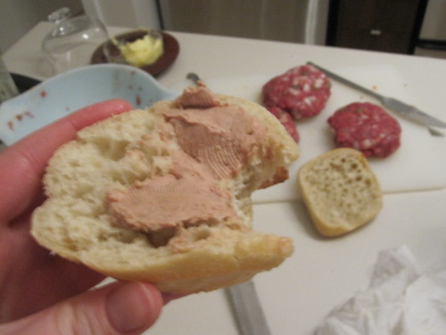 Foie gras on bread