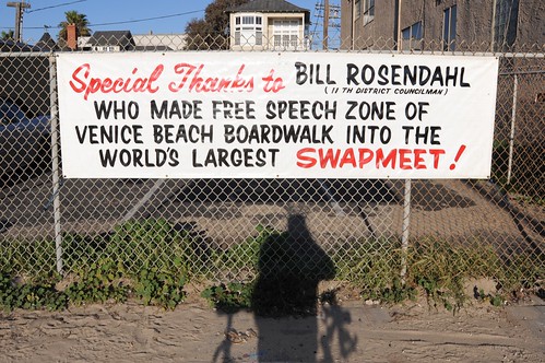 Bill Rosendahl Sign Venice Beach