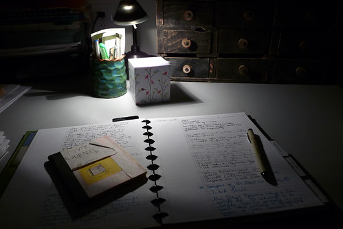 writing at night