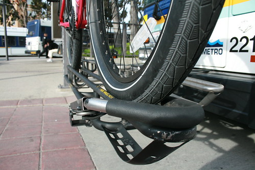 Fat tires and bus bike rack