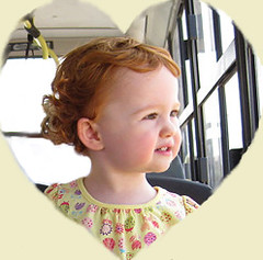 Speck's face in a little heart shape, background to match my blog