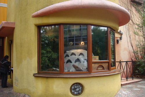Totoro mans the ticket booth!