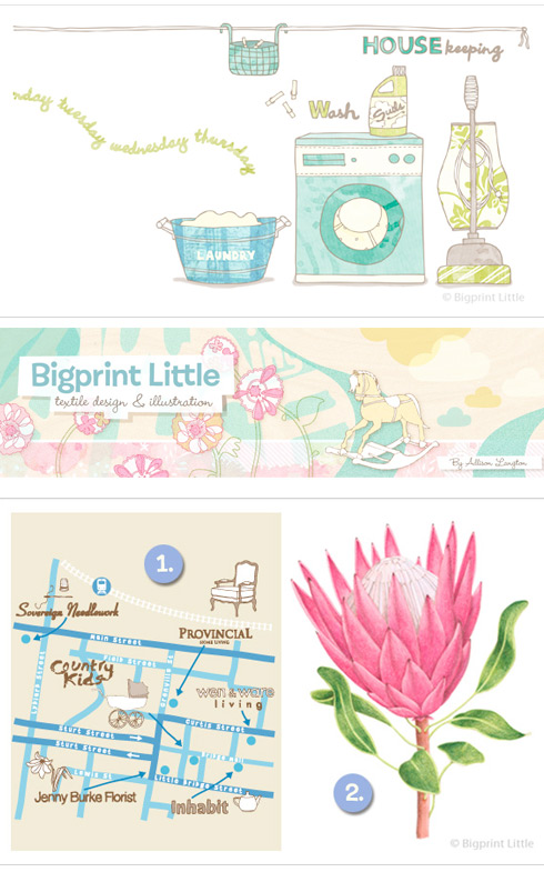 Lovely blogs: Bigprint Little