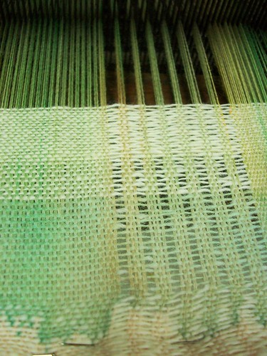 spaced warp weaving