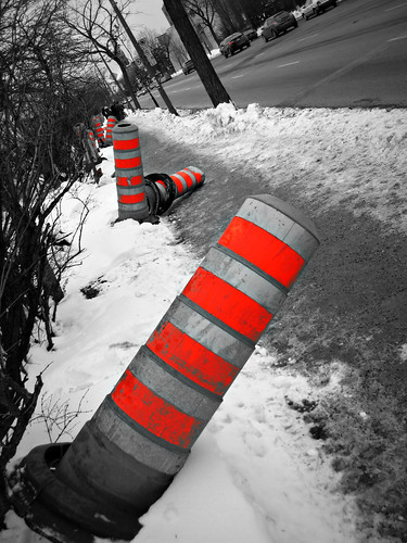 Traffic cone art