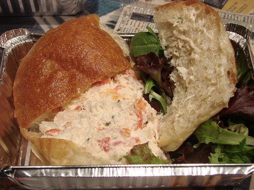 Dungeness Crab Salad Sandwich from the Oyster Bar