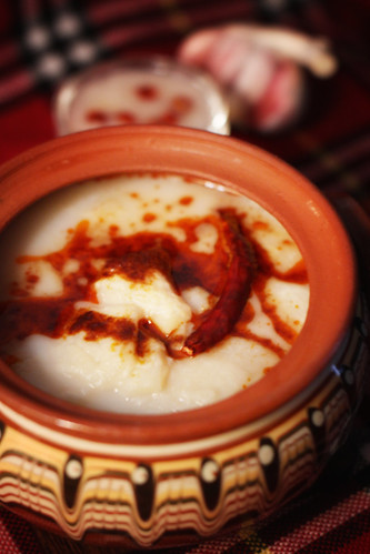 Bulgarian tripe soup