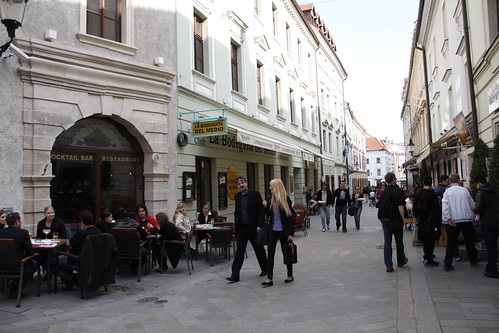 Cafes at the street