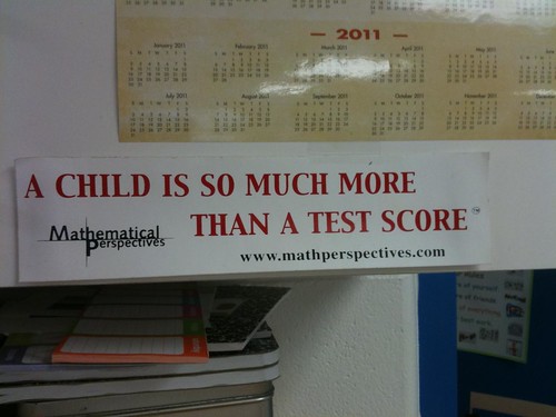 A child is so much more than a test score