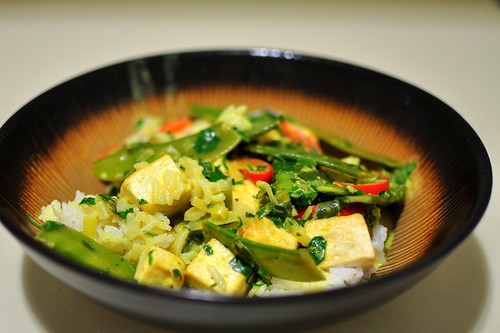 JAMIE OLIVER'S CURRY WITH TOFU