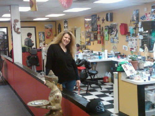 Her clients welcomed Peg and her business with open arms. Peg Stroud, Tattoo 
