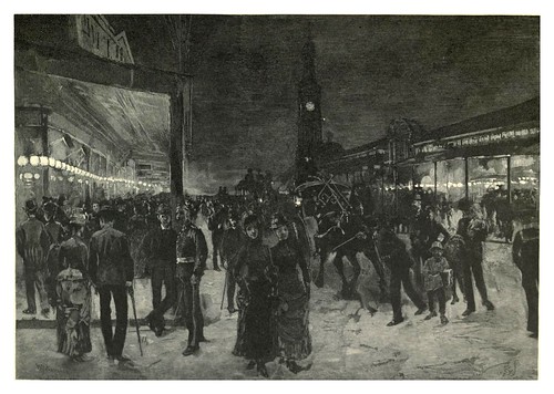 012-Sabado por la noche en George Street-Sydney-Australasia illustrated (1892)- Andrew Garran