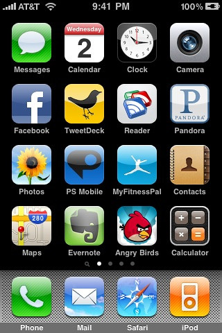 iPhone Home Screen