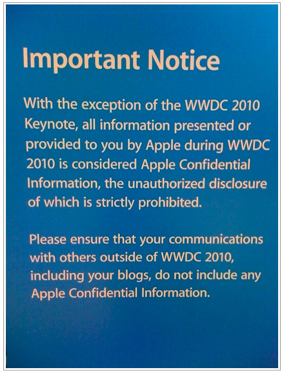 Apple Warns WDDC Devs About Confidentiality